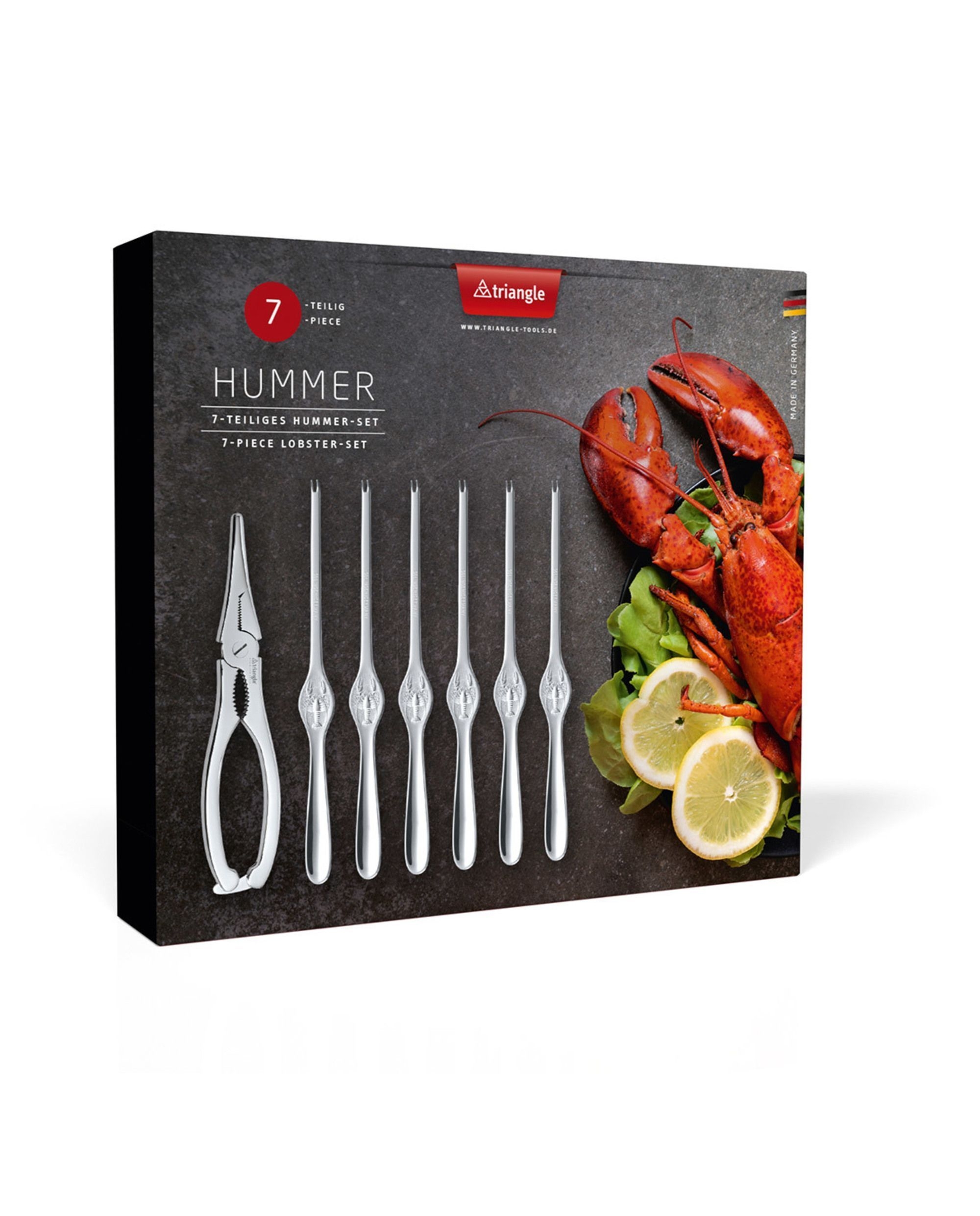 Triangle Lobster Set, set of 7
