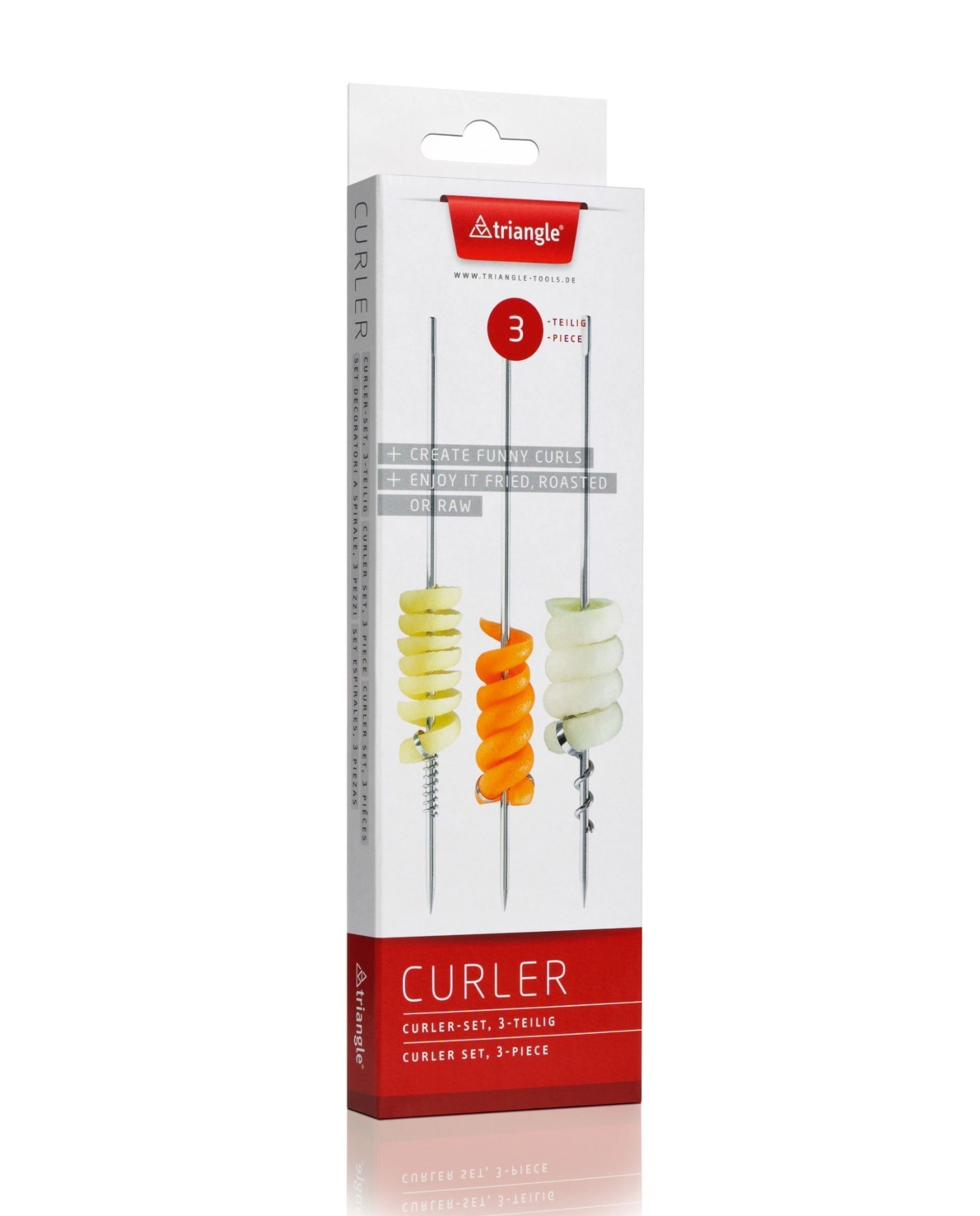 Triangle Professional Curler Set, set of 3