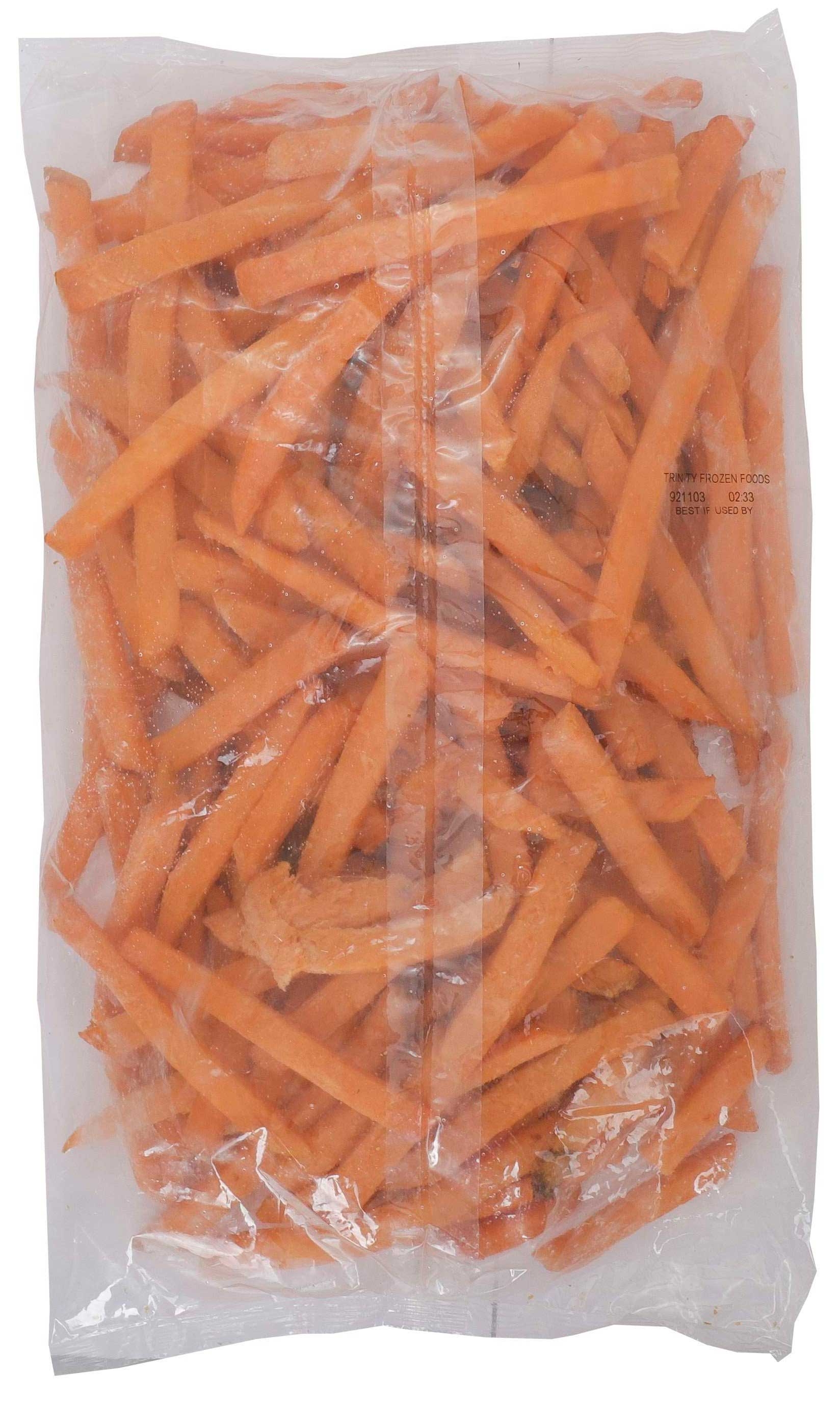 Sweet Sensations Plate Cut Sweet Potato Fries, 15 Pound