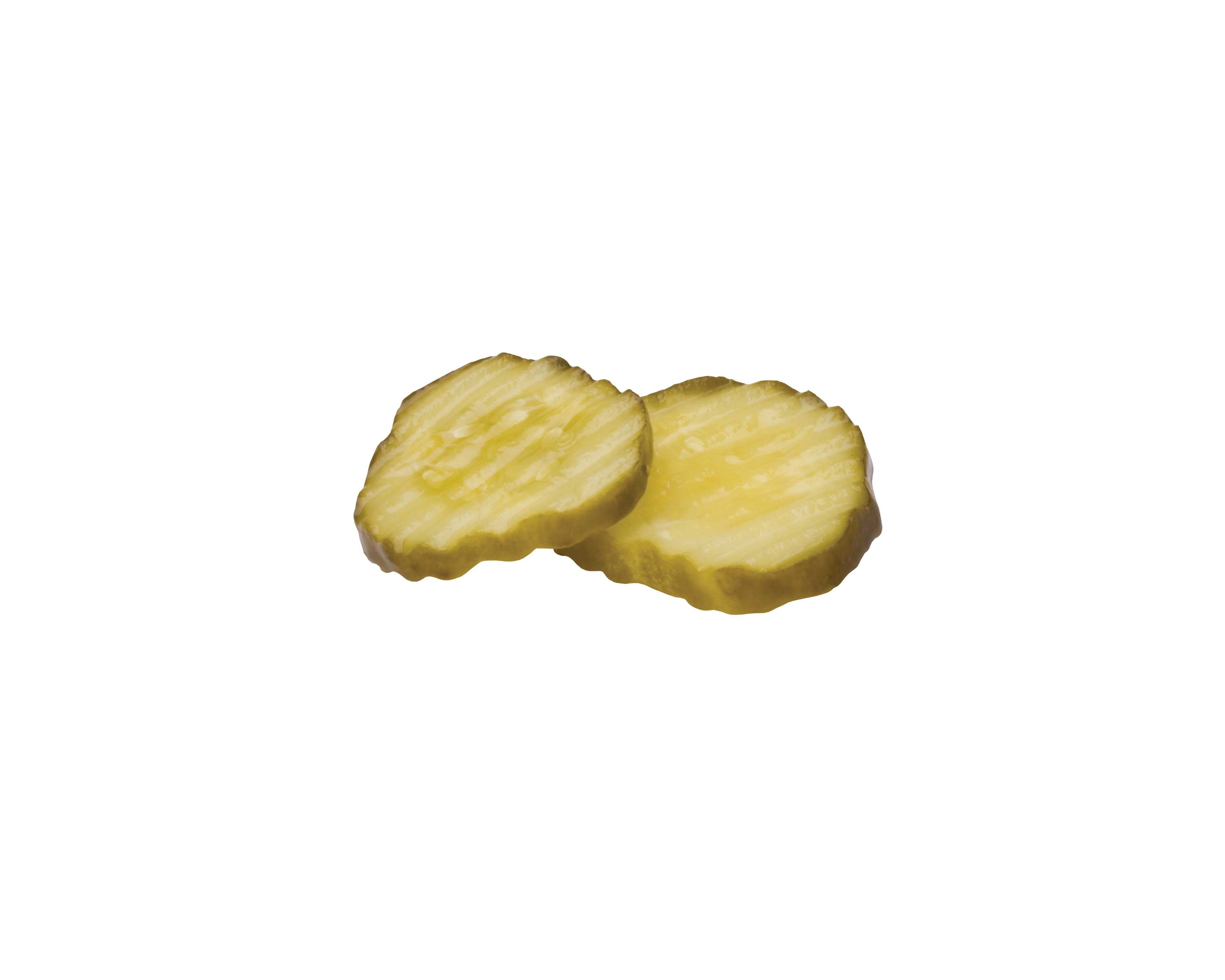 Bay Valley Foods Pickle Hamburger Chip 1/8 Crinkle Cut, 1 Gallon -- 4 Case