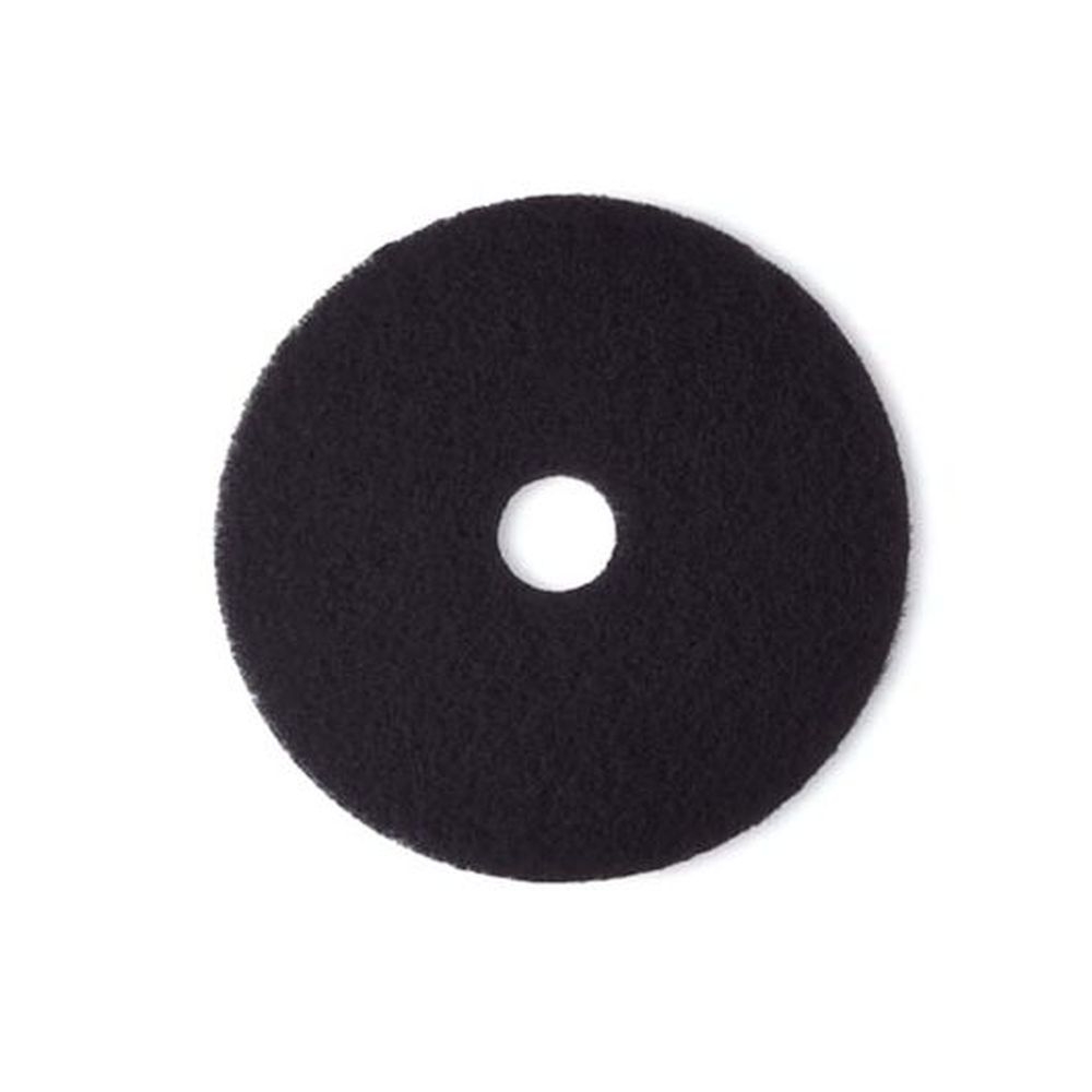 3M Black High Productivity Floor Pad, 20 inch - 5 per case