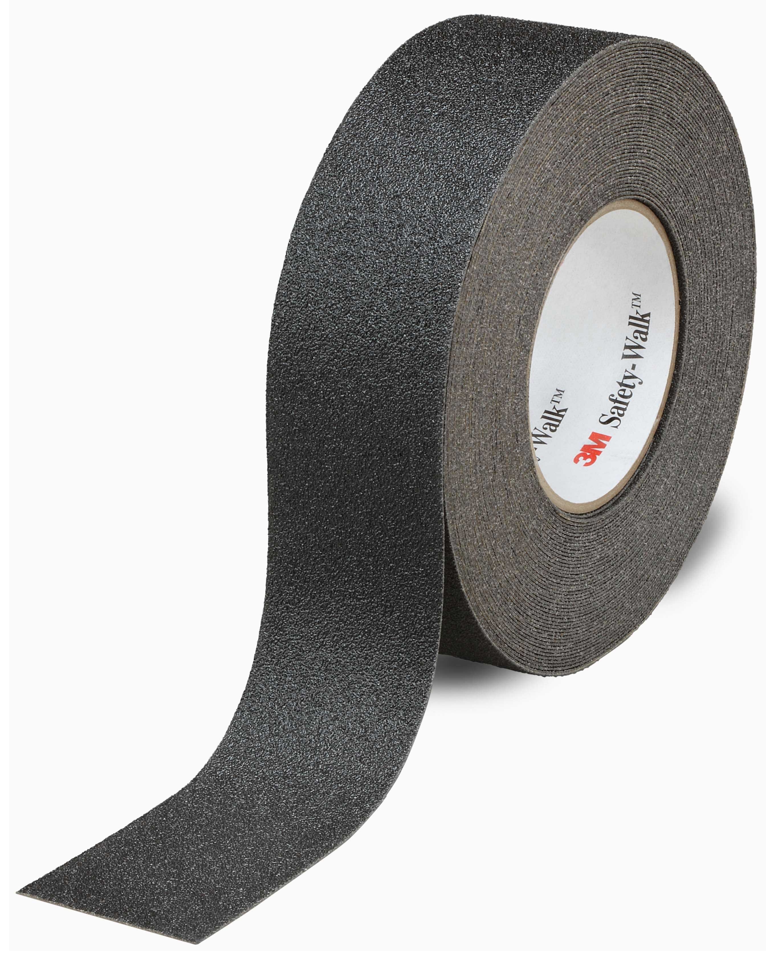 3M Safety Walk Slip Resistant Black General Purpose Tapes and Treads, 4 inch x 60 Feet Roll