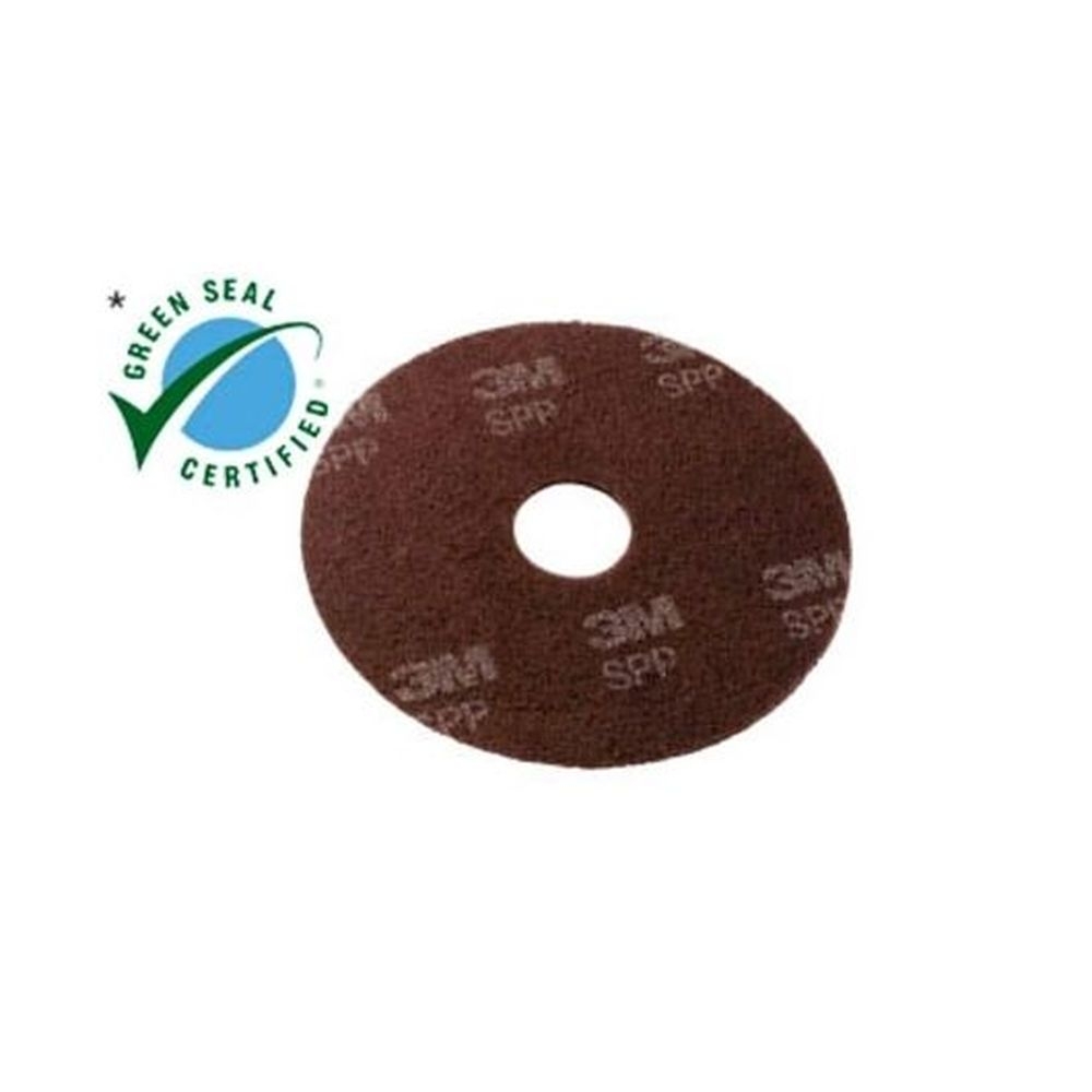 Scotch-Brite Brown Surface Preparation Pad, 18 inch - 10 per case