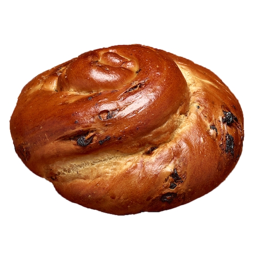 Wenner Bakery Round Challah with Raisins Dough, 19.1 Ounce -- 30 per case