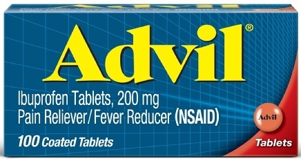 Advil Ibuprofen 200 mg Tablet, 100 per unit -- 36 per case