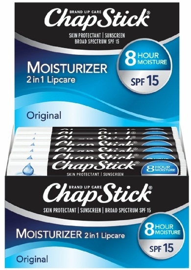 ChapStick Moisturizer Lip Balm Refill, 0.15 Ounce -- 144 per case.