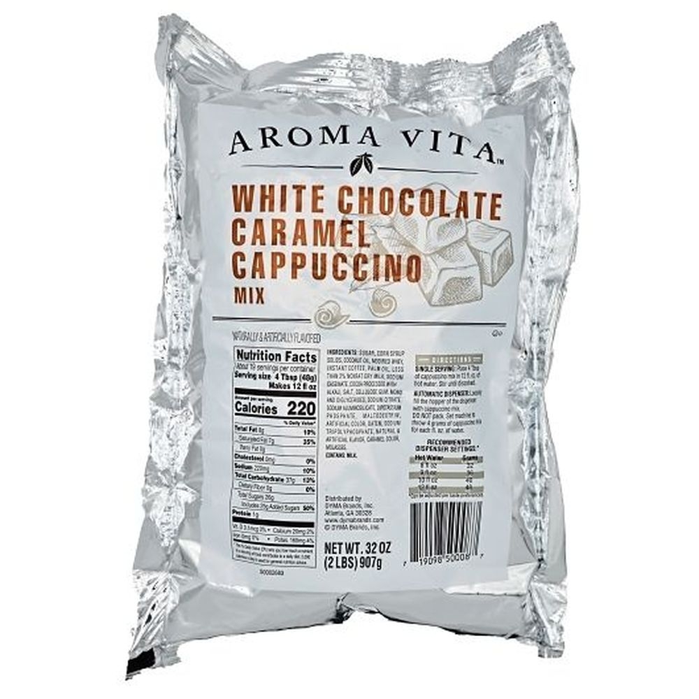 Aroma Vita White Chocolate Cappuccino, 2 Pound -- 6 per case