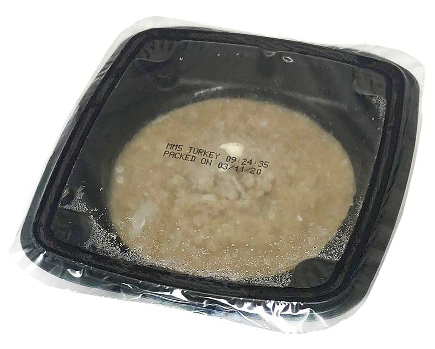 Cafe Puree Minced and Moist Level 5 Roasted Turkey, 3 Ounce -- 24 per case