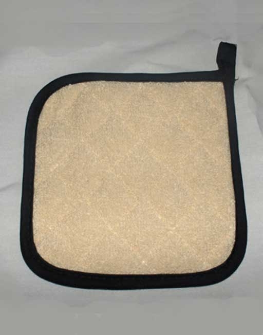 Intedge Tan Terry Pot Holder, 7 x 7 inch 