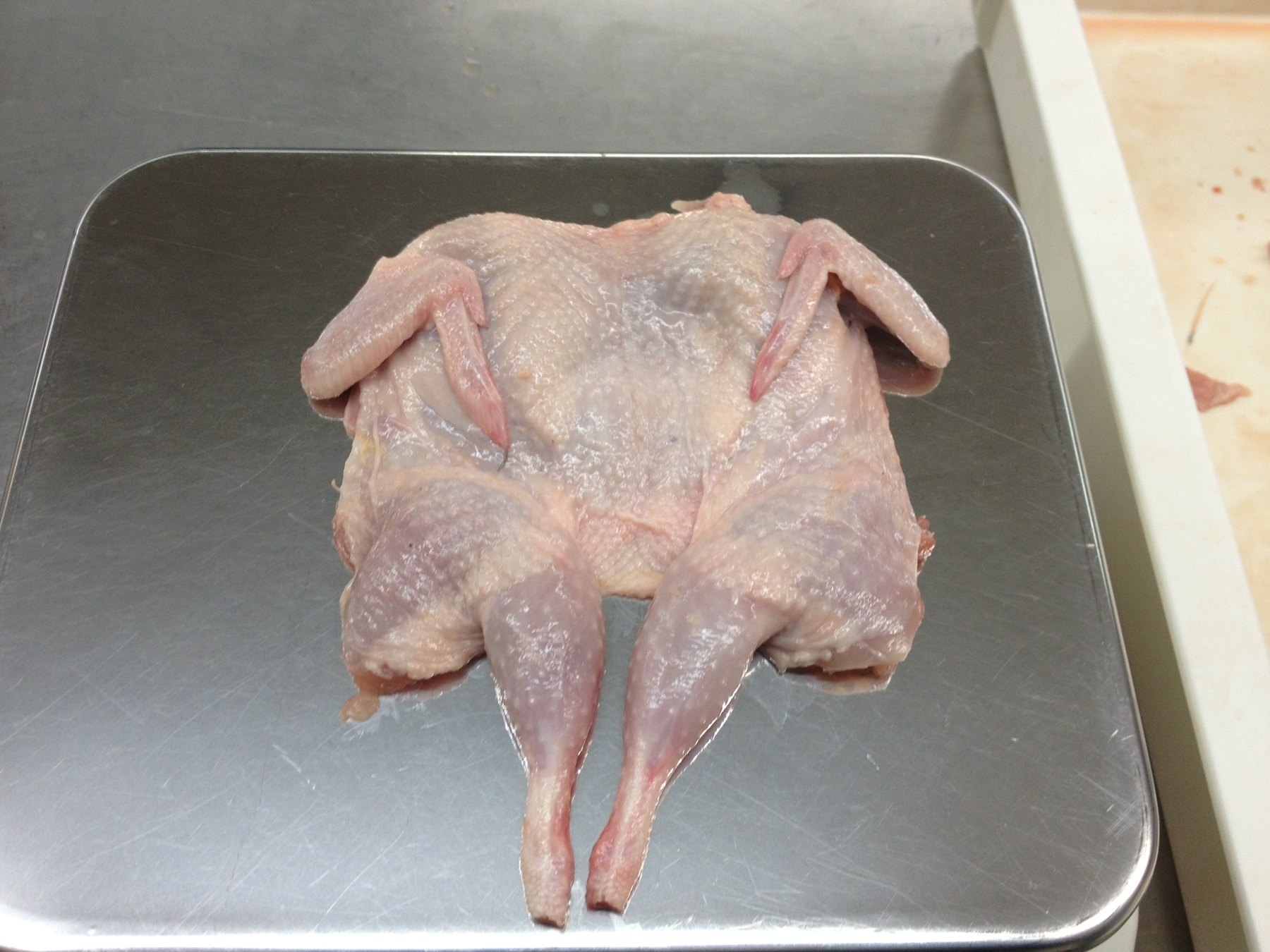 Manchester Farms Cut Down Back Semi Boneless Quail, 3.8 Ounce -- 6 Per Case