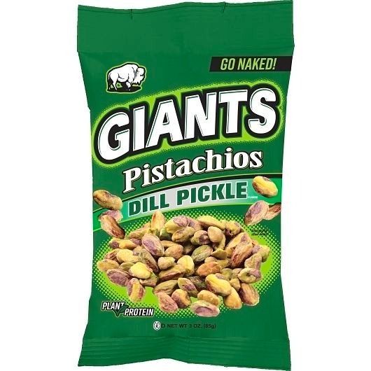 Giants Naked Dill Pickle Pistachio, 3 Ounce -- 10 per case