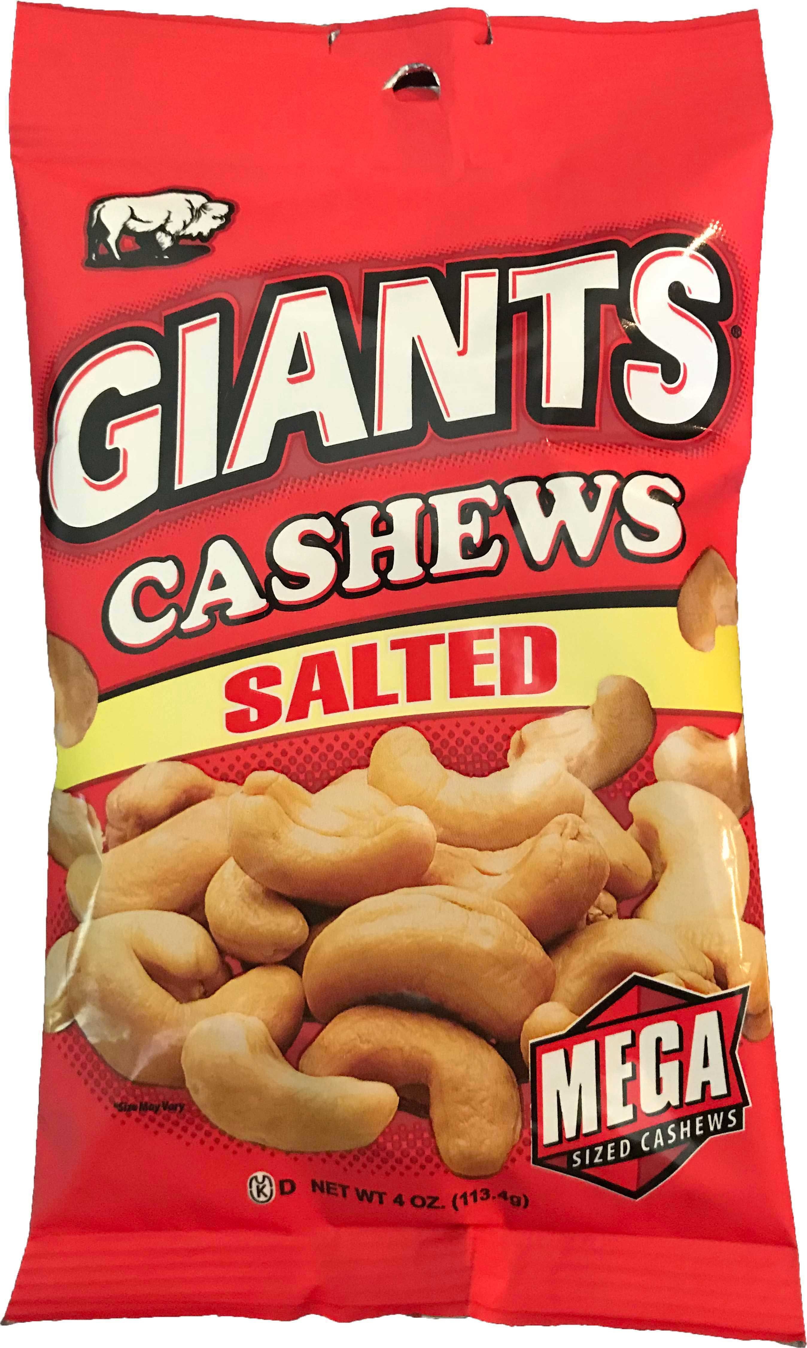 Giants Salted Cashew, 4 Ounce -- 8 per case
