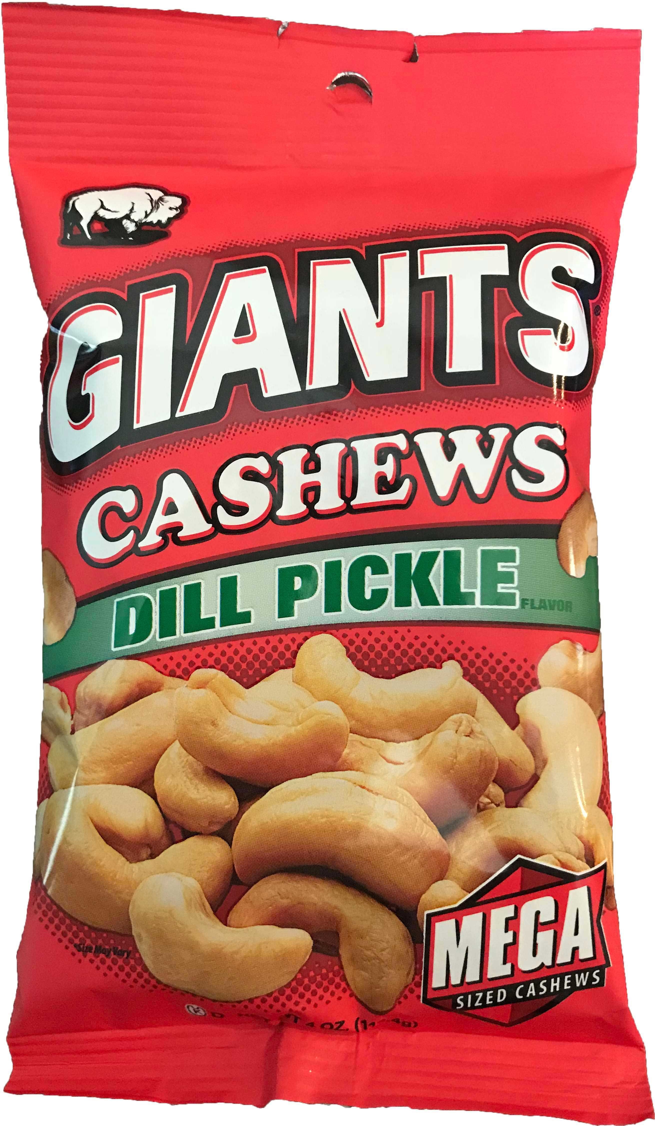 Giants Dill Pickle Cashews, 4 Ounce -- 8 per case