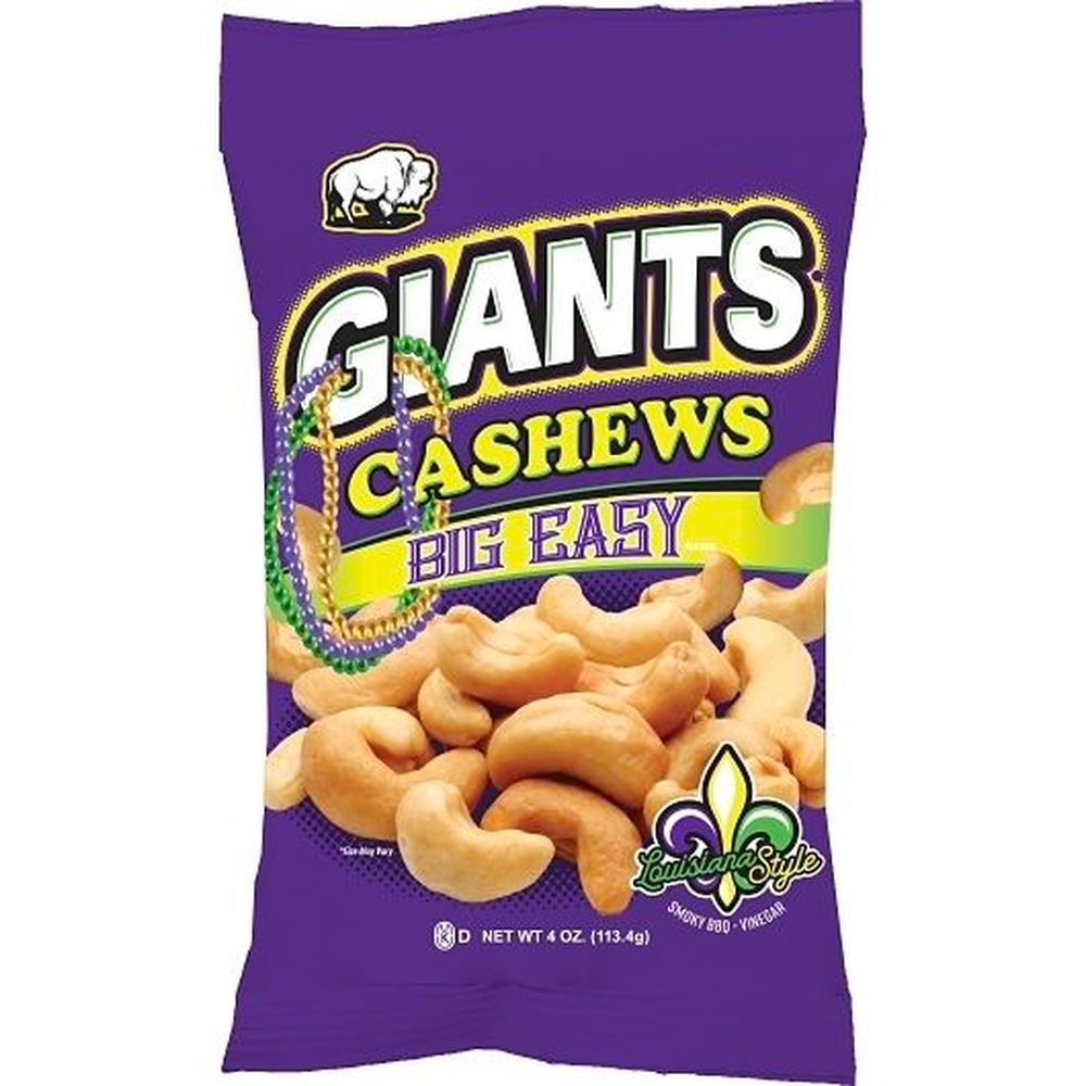 Giants Big Easy Louisiana Style Sunflower Seeds and Cashews, 4 Ounce - 8 per case