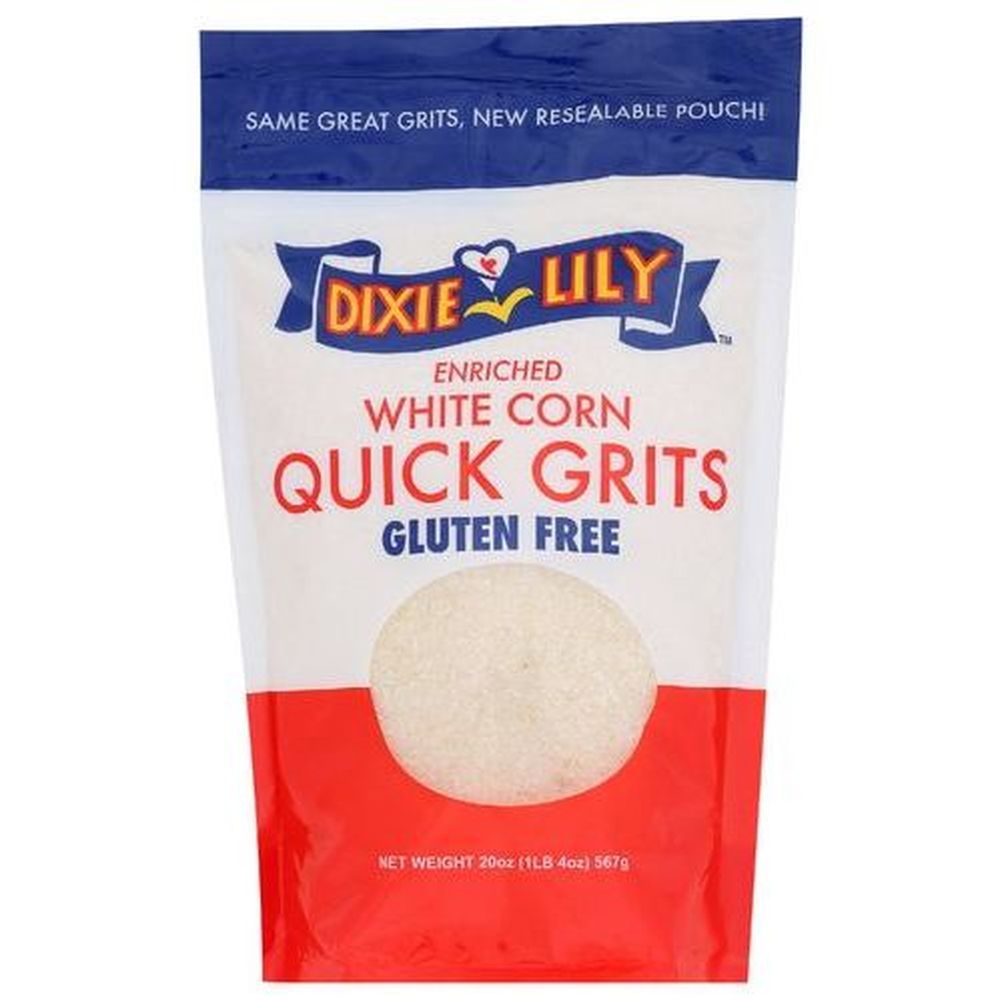 Dixie Lily White Corn Quick Grits, 20 Ounce -- 6 per case