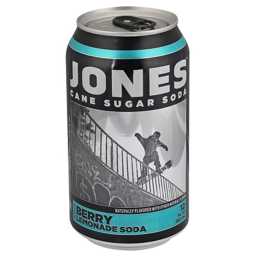 Jones Berry Lemonade Pure Cane Sugar Soda, 12 Fluid Ounce -- 24 per case