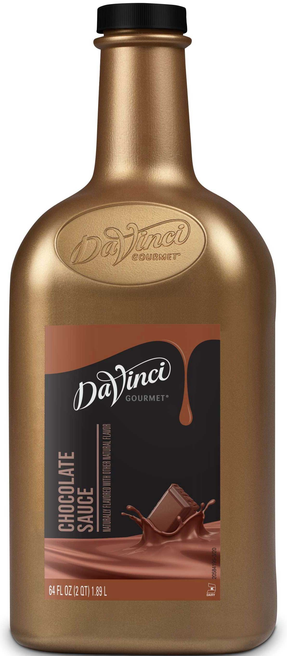 DaVinci Gourmet Chocolate Sauce, 0.5 Gallon -- 6 per case