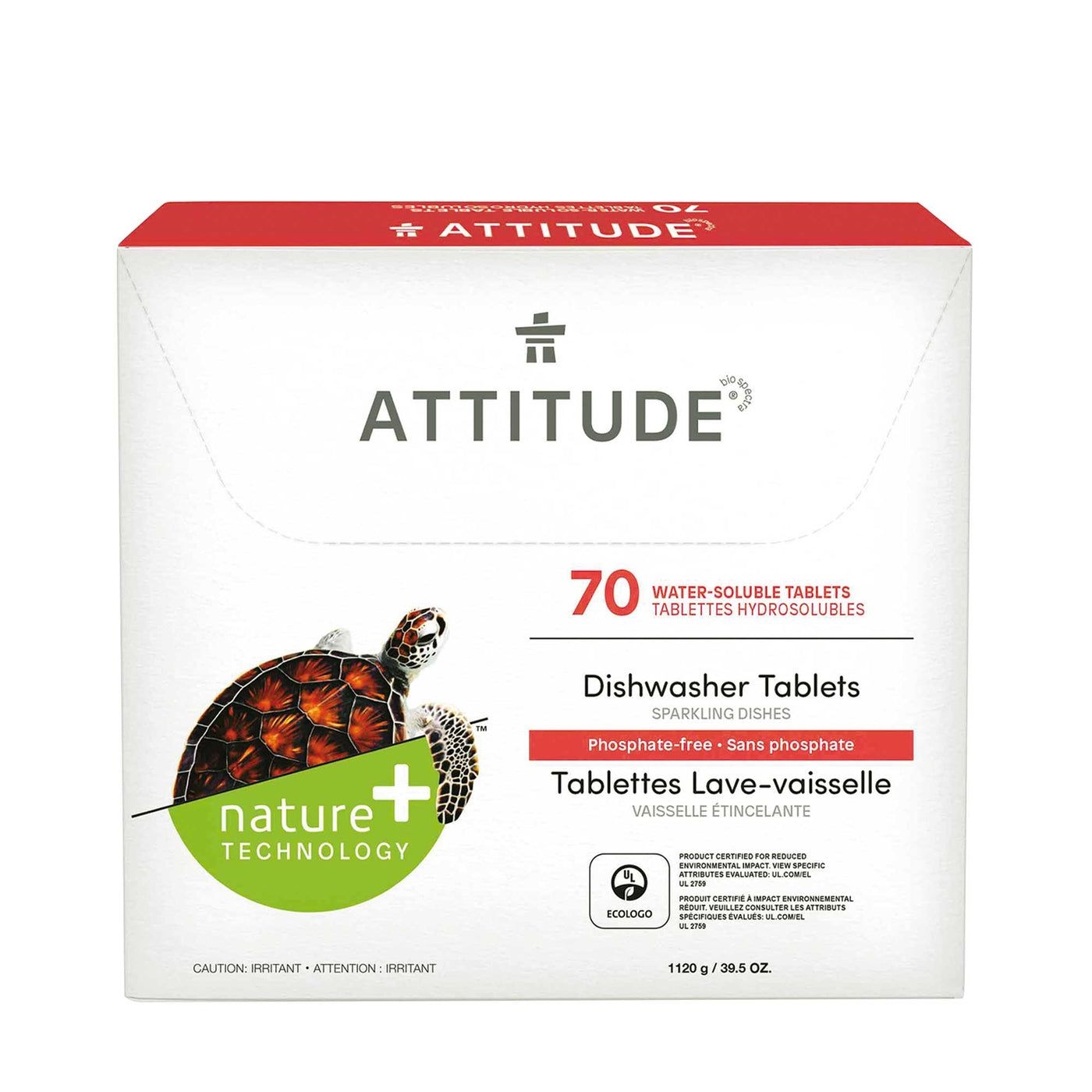 Attitude Dishwasher Tablet, 70 count