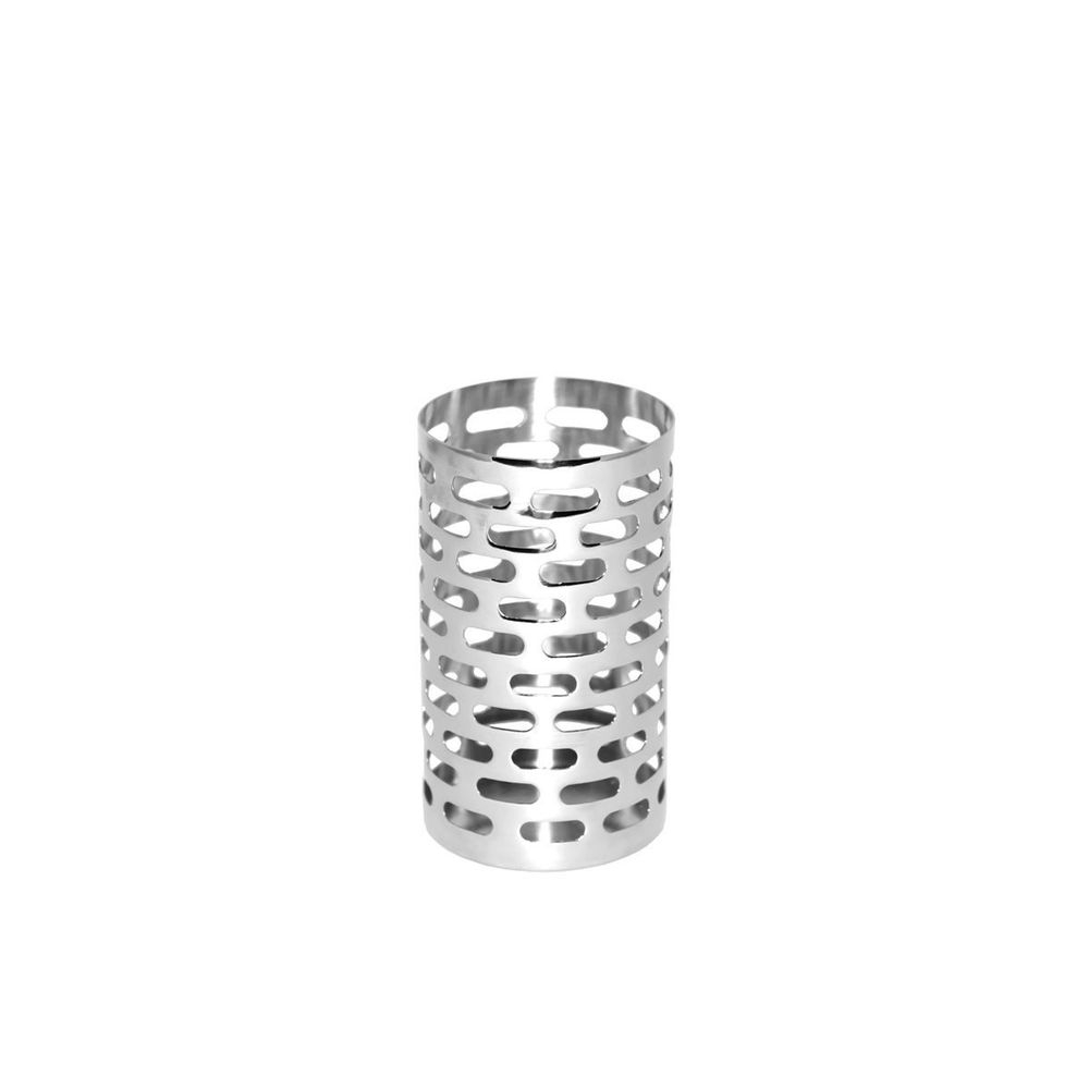 Service Ideas 18/8 Stainless Steel Polished Finish Mod18 Bread Basket, 3.5 inch Width x 6 inch Height