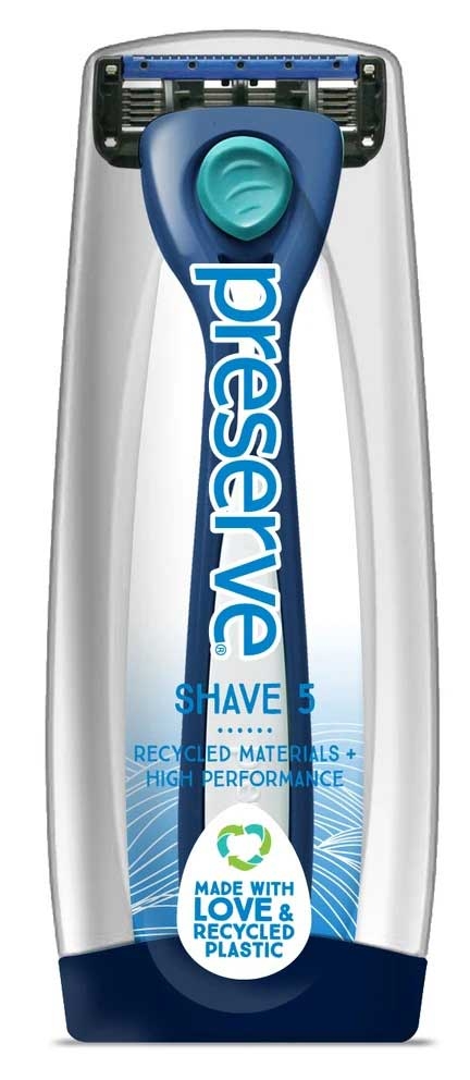 Preserve Mens Shave 5 Razor System -- 6 per case