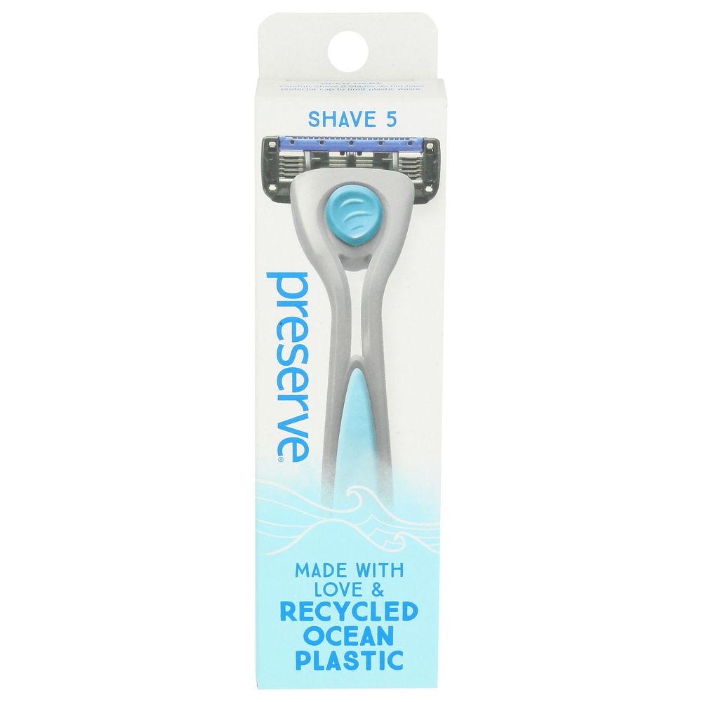 Preserve Popi Shave 5 Gray Razor -- 6 per case
