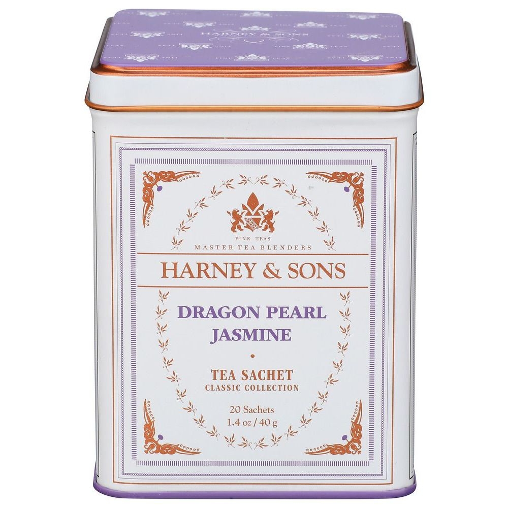 Harney and Sons Dragon Pearl Jasmine Tea, 20 tea bags -- 4 per case