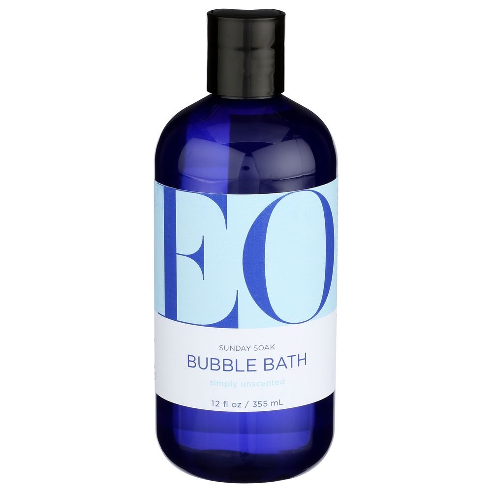 EO Unscented Bubble Bath, 12 Fluid Ounce