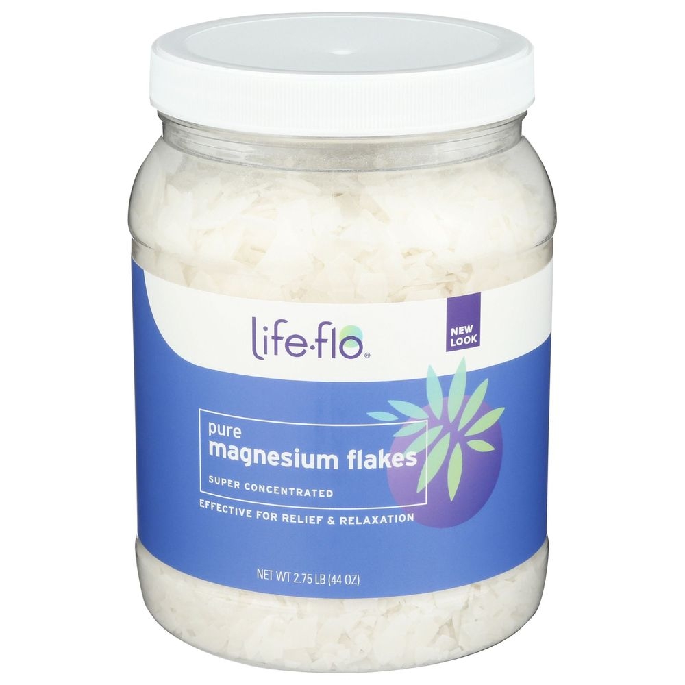 Life Flo Pure Magnesium Flakes, 44 Ounce