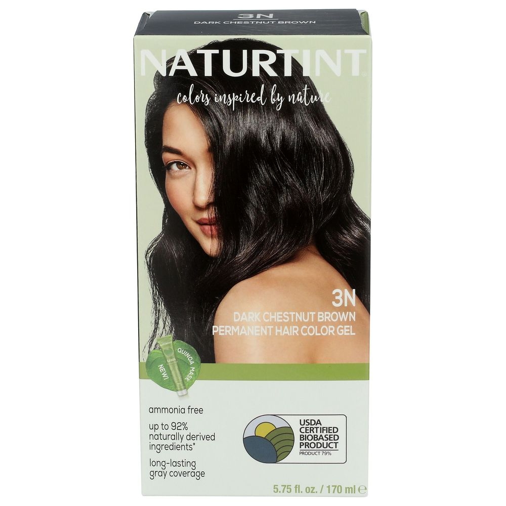 Naturtint 3N Dark Chestnut Brown Permanent Hair Color, 5.75 Fluid Ounce