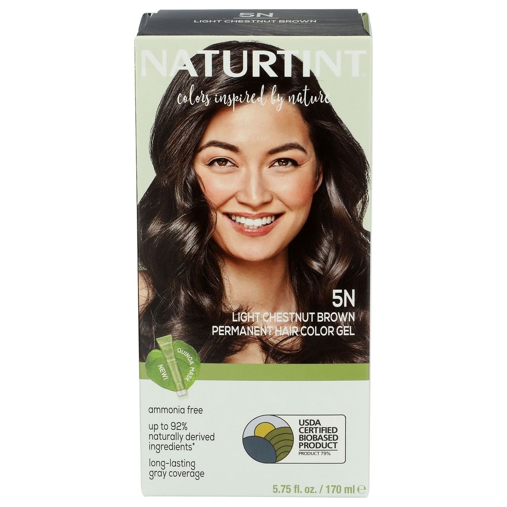 Naturtint 5N Light Chestnut Brown Permanent Hair Color, 5.75 Fluid Ounce