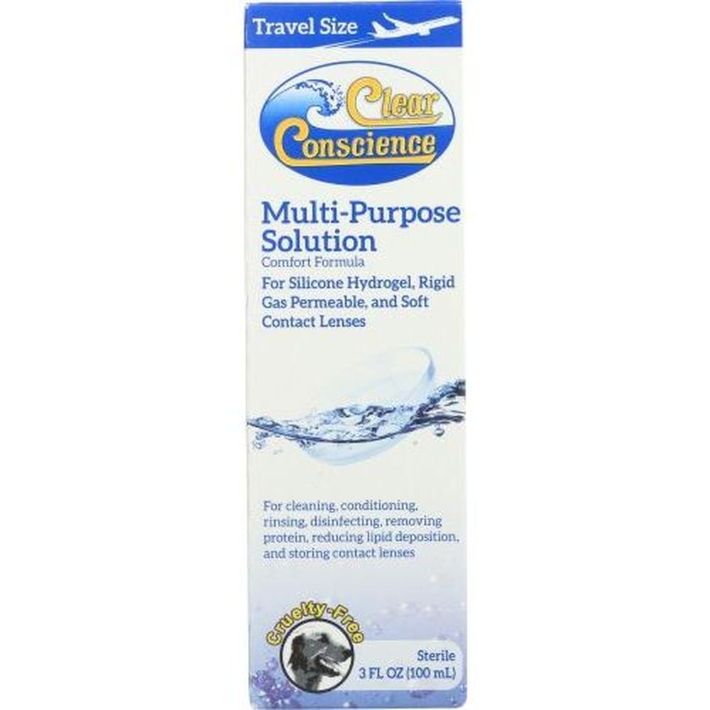 Clear Conscience Contact Lens Multi Purpose Solution, 3 Ounce