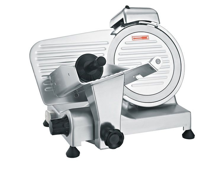 Global Solutions 110 Volt Meat Slicer, 17 x 15 x 13 inch