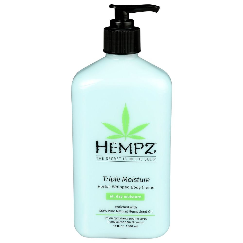 Hempz Triple Moisture Herbal Whipped Body Creme, 17 Fluid Ounce