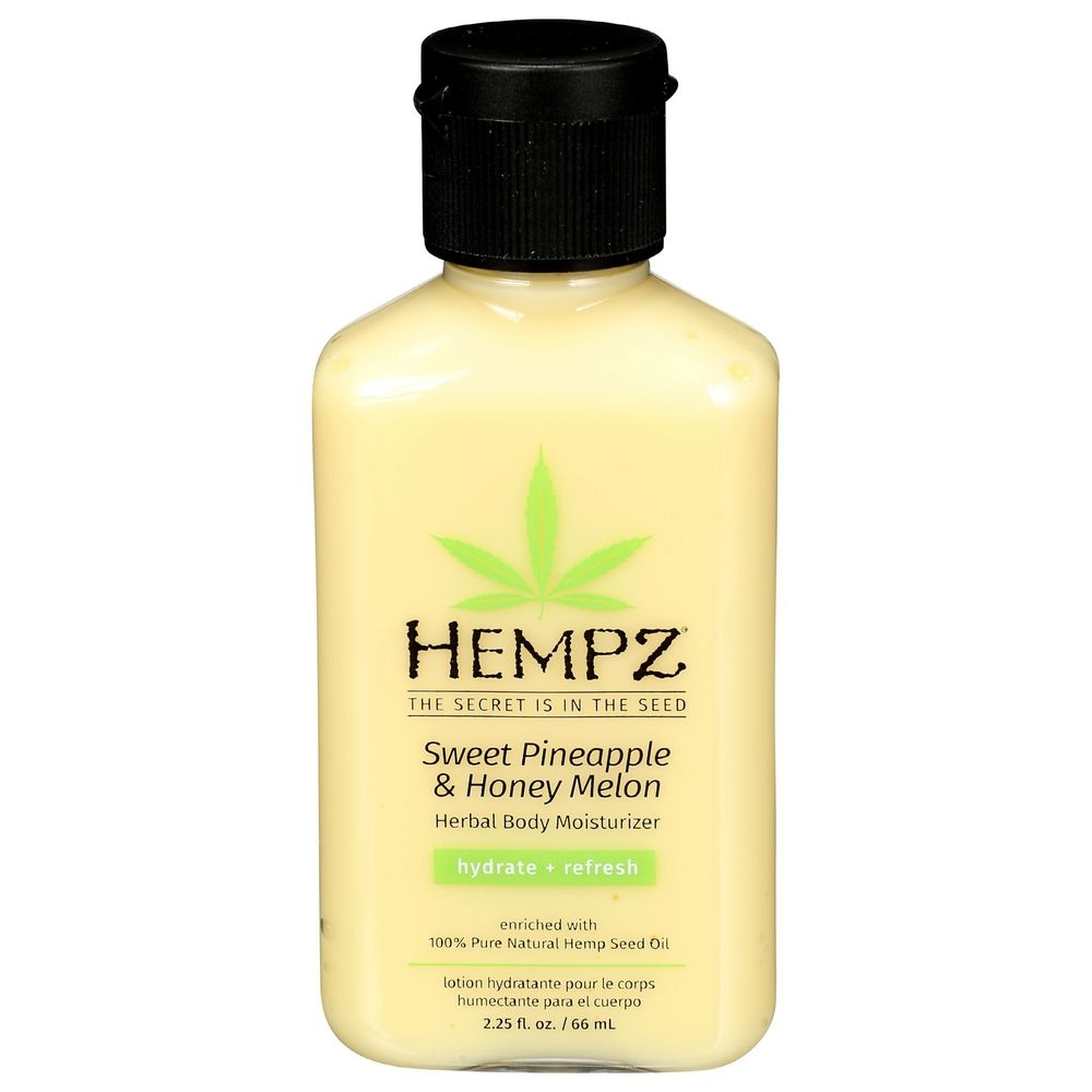 Hempz Sweet Pineapple and Honey Melon Herbal Body Moisturizer, 2.25 Fluid Ounce -- 6 per case