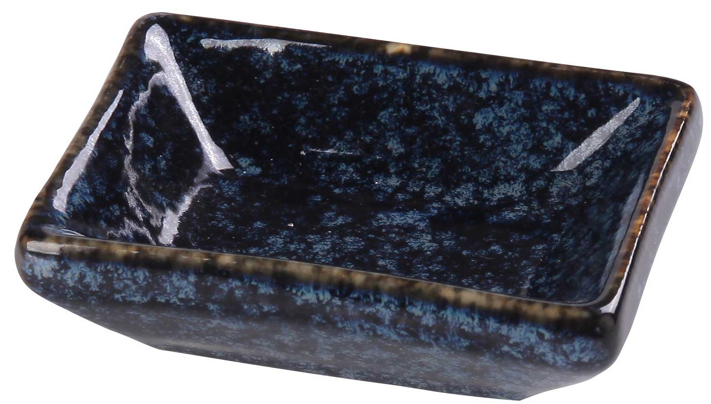 Yanco Blue Star Color Glazed Porcelain Blue Sauce Dish, 1 Ounce -- 48 per case