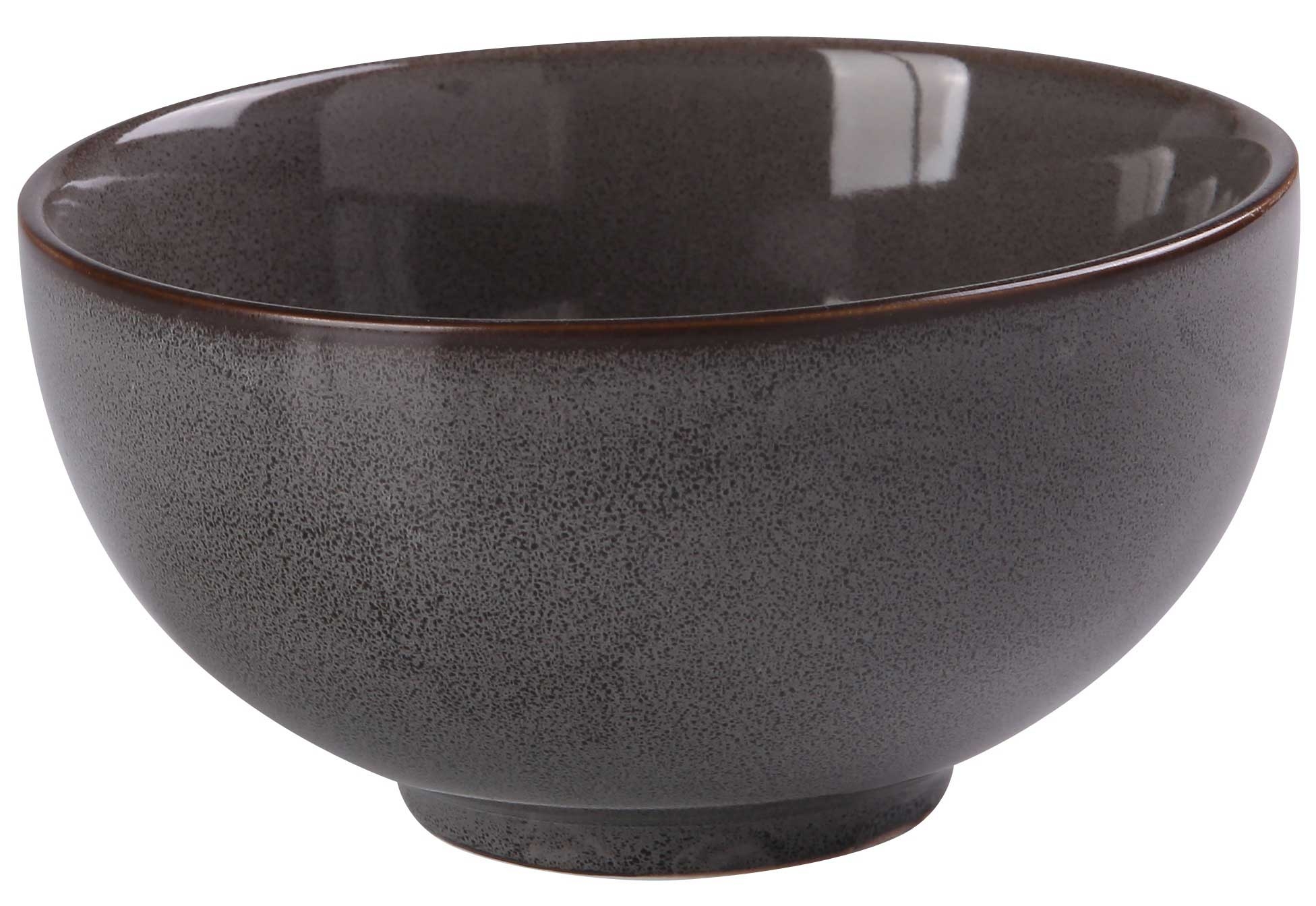 Yanco Peacock Color Glazed Porcelain Gray Nappie Bowl, 15 Ounce -- 36 per case