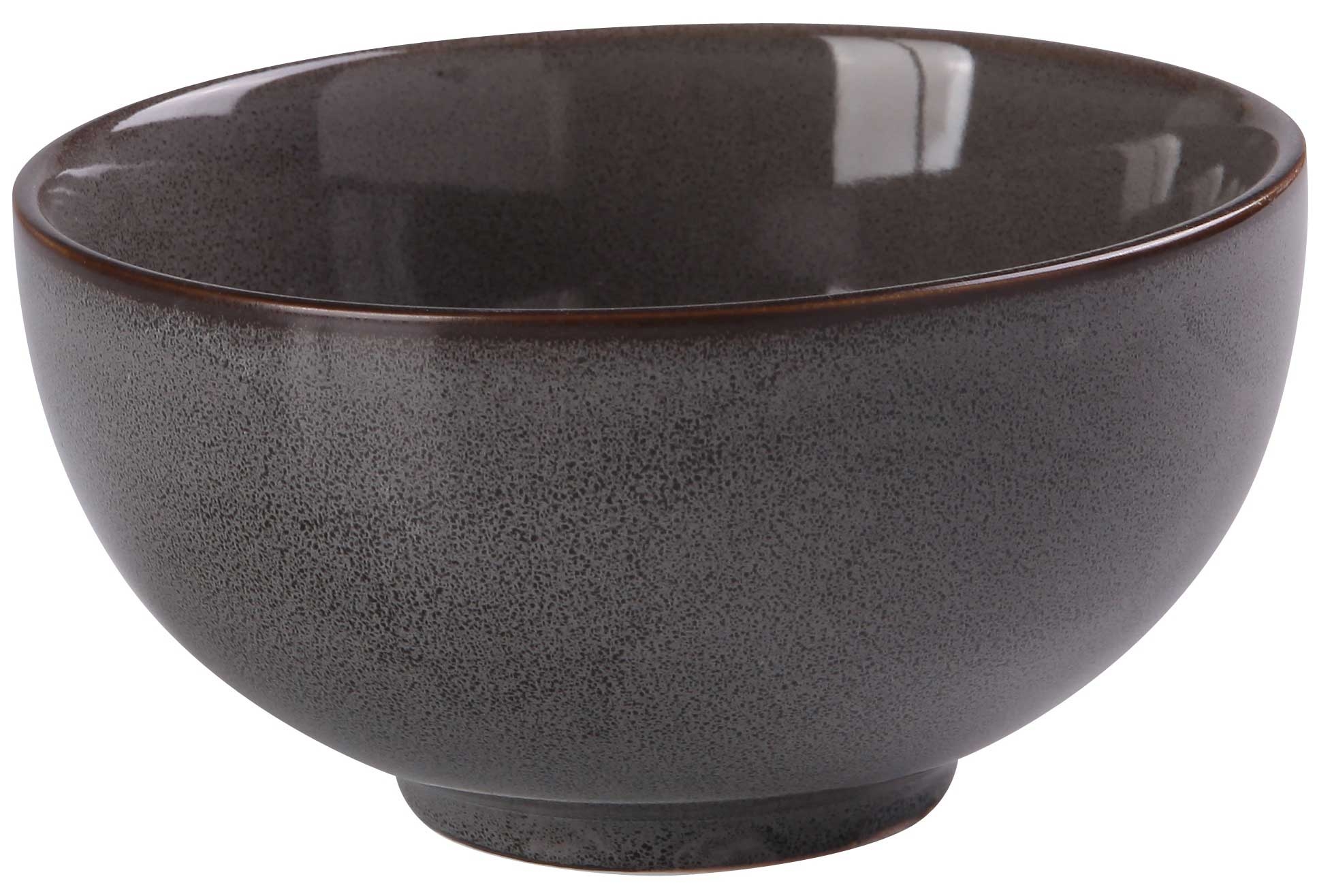 Yanco Peacock Color Glazed Porcelain Gray Nappie Bowl, 25 Ounce -- 36 per case