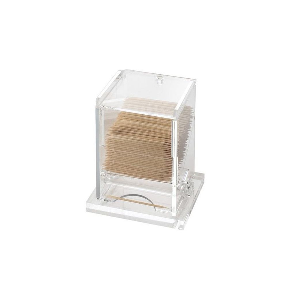 Cal-mil Classic Clear Wrapped Toothpick Dispenser, 4 1/2 X 3 1/2 X 5 1/4 Inch