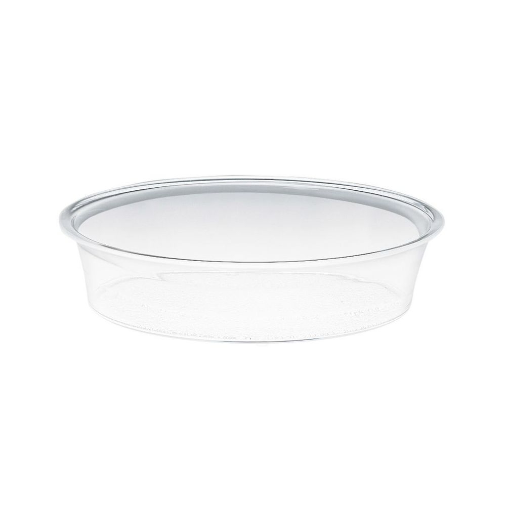 Cal-Mil Turn N Serve Clear Deep Tray for 12 inch Sample Dome Covers, 12 inch Dia x 3.5 inch