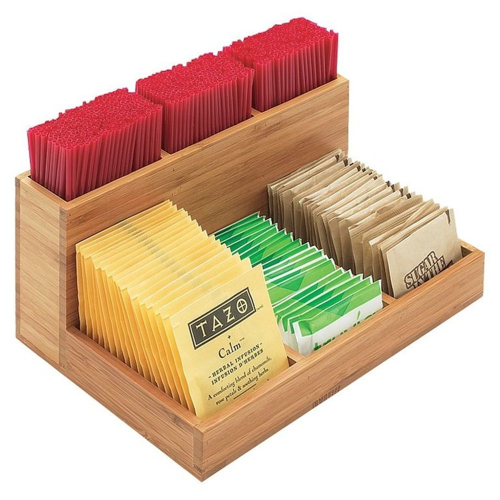 Cal-Mil Recycled Bamboo Packet Organizer, 9 x 6.25 x 4.5 Inch