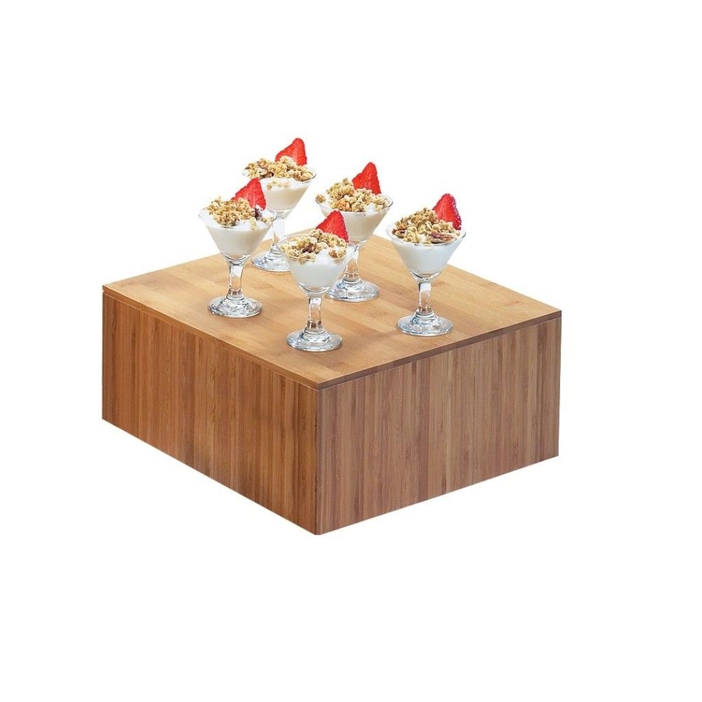 Cal-Mil Bamboo Cube Riser, 12 x 12 x 6 inch