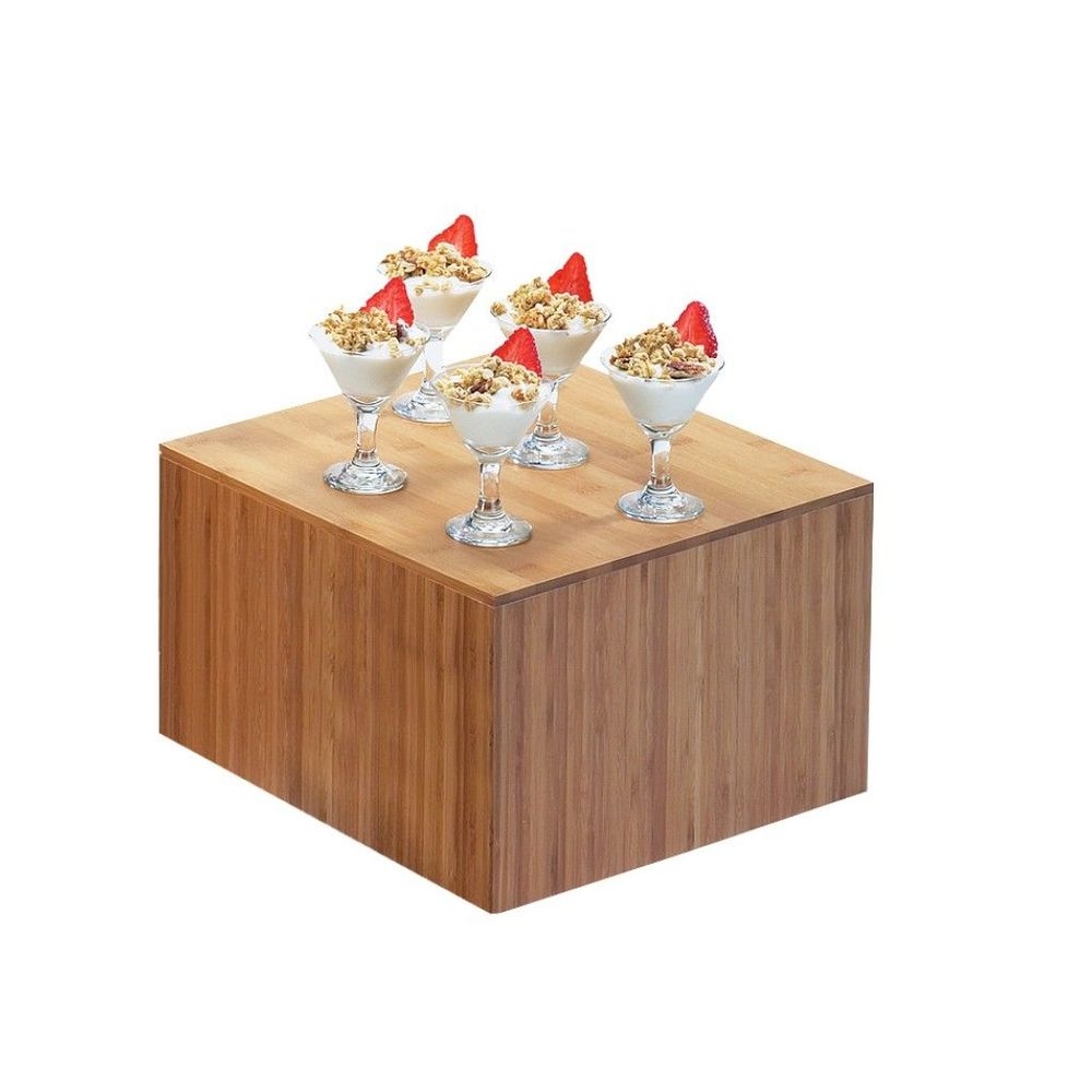 Cal-Mil Bamboo Cube Riser, 12 x 12 x 9 inch