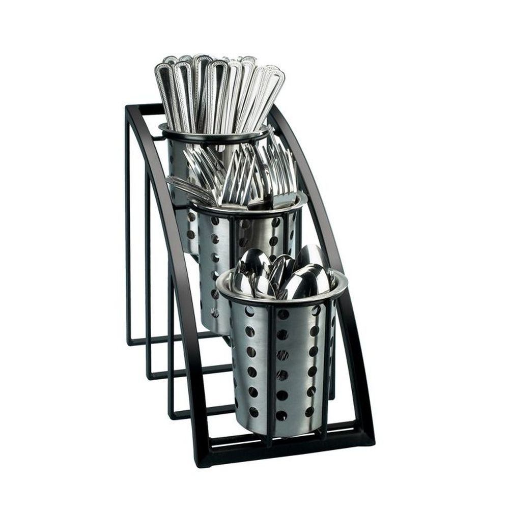 Cal-Mil Mission Black Vertical 3 Tier Display, 7 x 13 x 10.75 inch