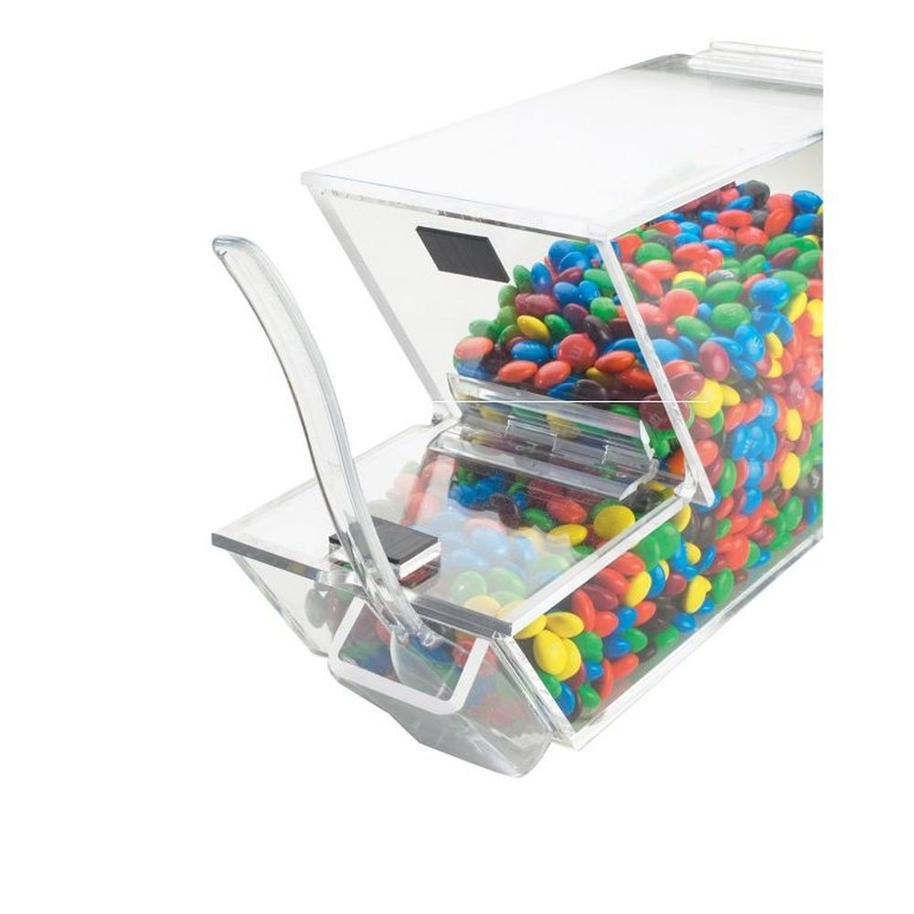 Cal-Mil Classis Acrylic Stackable Topping Dispenser with Holster, 4 x 11 x 7 inch -- 2 per case