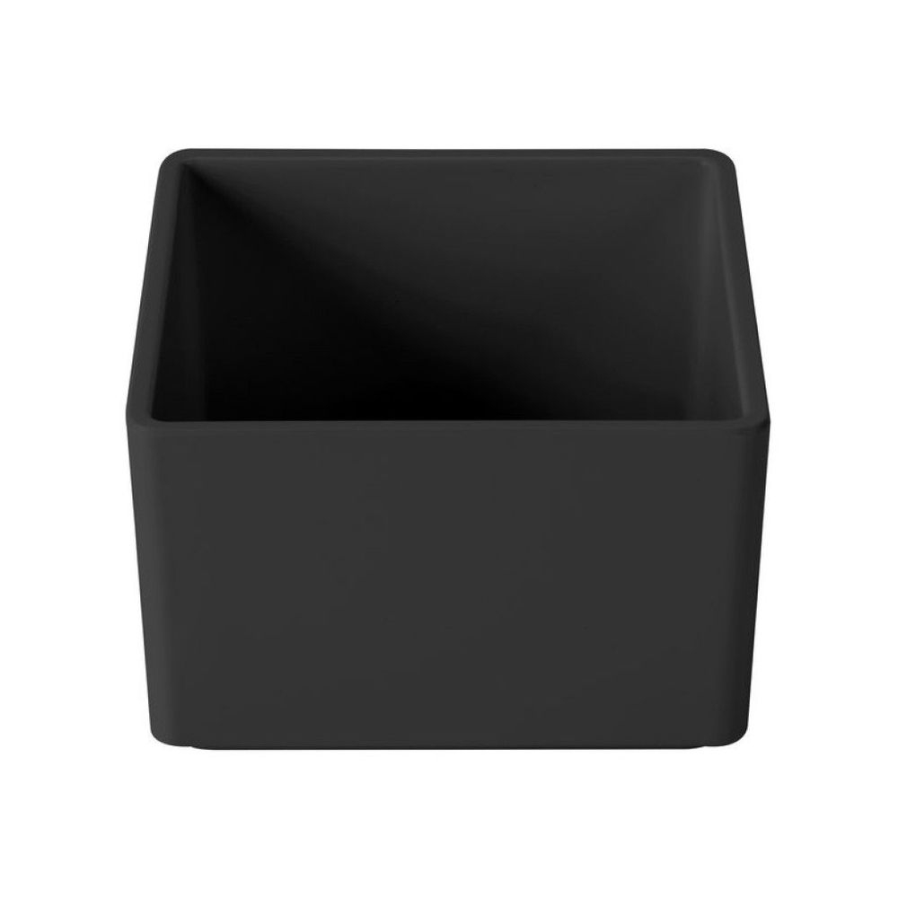 Cal-Mil Black Melamine Box, 5 x 5 x 3 inch