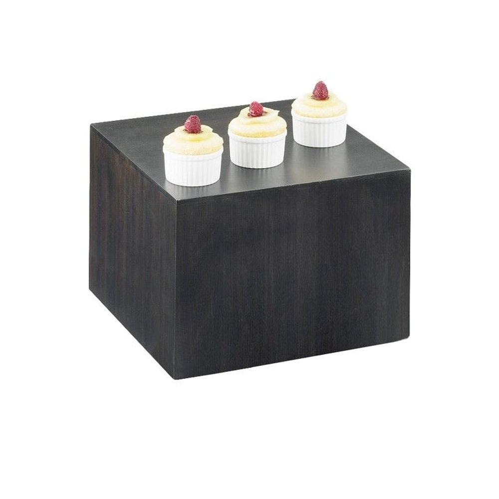 Cal-Mil Midnight Bamboo Cube Riser, 12 x 12 x 9 inch