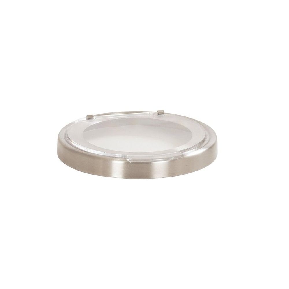 Cal-Mil Replacement Stainless Steel Hinged Lid for 16 Ounce Mixology Jar, 4.1875 x 4.75 x .75 inch -- 3 per case