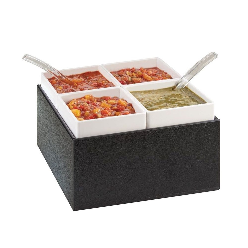 Cal-mil Chilled Salsa/dressing Server, 10.5 X 10.5 X 7 Inch