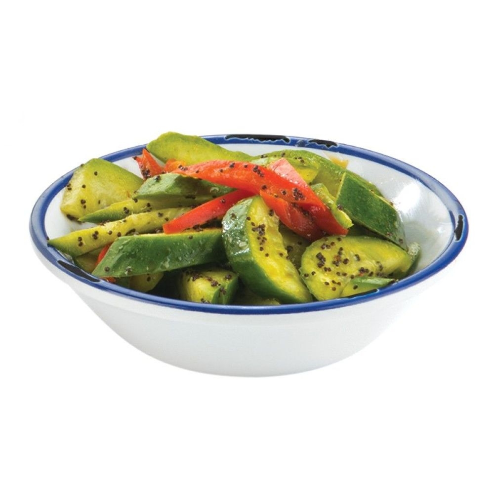 Cal-Mil Melamine 5.5 Ounce Enamelware Bowl, 4.5 x 4.5 x 1.25 inch
