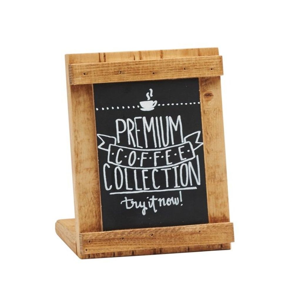 Cal-Mil Madera Chalkboard Stand, 6 x 3 x 8 inch